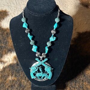 DaVinci Western Statement necklace